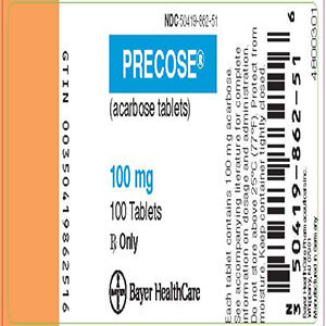 Precose 100mg tablets